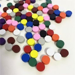 Pions en bois pour jeu de société accessoires pour échecs 1x0.5cm 50 pièces