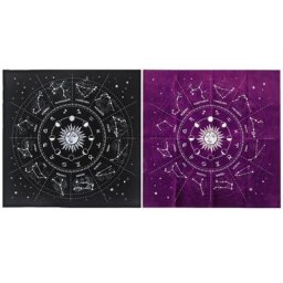 Nappe de cartes Tarot 12 Constellations pour carte Oracle en velours Divination Al