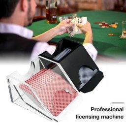 Texas Hold'em – distributeur de chaussures noires Blackjack Transparent pour Poker