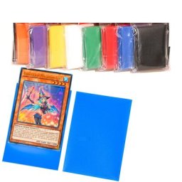 Manchons de protection pour cartes de jeu de société 60 pièces 62x89mm noir mat