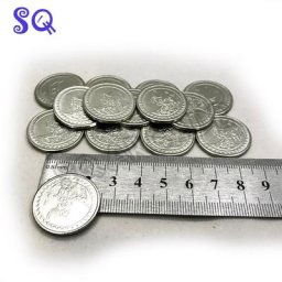 Jetons en acier inoxydable pour borne d'arcade MAcler machine d'amusement 25x100mm 1.8 pièces par