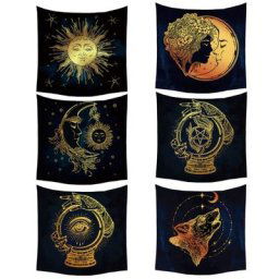 Décoration en tissu pour cartes Tarot accessoire d'astrologie pour cartes Oracle couverture De