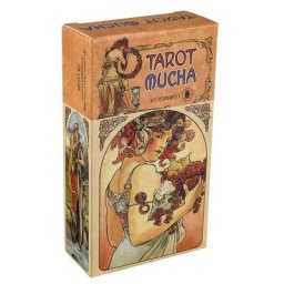 Jeu de cartes Tarot Mucha 78 pièces version anglaise complète amusant Durable jeu de Poker pour