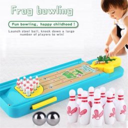 Mini jouet de bowling grenouille de bureau pour enfants jeu de société coule parent-enfant jouets