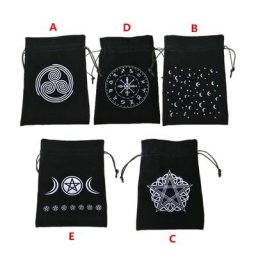 Sac de rangement de cartes de jeu de Tarot de Divination H053 nappe pour débutants