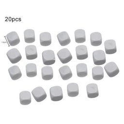 Angle arrondi vierge en bois dés à 6 faces pour bricolage matrice D6 pour donjons et dragons jeu