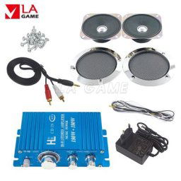 Hi-FIi-Kit audio pour machine d'arcade amplificateur stéréo haut-parleur 4 pouces Raspberry Pi