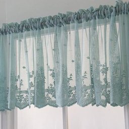 Rideaux en tulle court pour cuisine fil flottant blanc rideau en fil transparent fil de dentelle