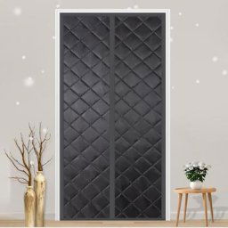 Rideaux Isolants Anti-Froid pour Porte d'Entrée Magnétiques Chauds Thermiques pour Chambre à