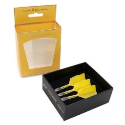 Toxic ESOUL-ROST de lancement T19 tige de fléchette intégrée et forme de grande aile de vol jaune