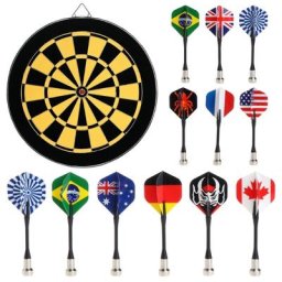 Bullseye – jeu de cible pour enfants drapeau National Super aspiration pour fléchettes