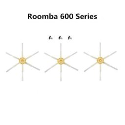 Brosse latérale à Six pattes pour aspirateur robot iRobot Roomba pièce de rechange (vis libre) 3