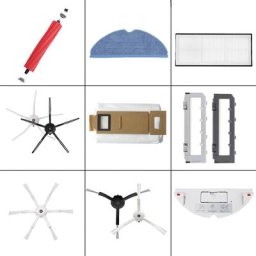 Brosse filtrante HEPA en tissu lavable réutilisable tampons pour aspirateur Robot Xiaomi Roborock