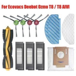 Pièces d'accessoires pour aspirateur robot ECOVACS DEEBOT OZMO T8 / T8 AIVI brosse principale et