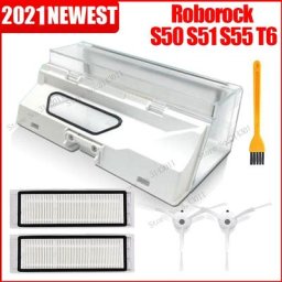 Boîte à poussière pour aspirateur Xiaomi Mi Robot 2st Roborock S55 S51 S50 pièces détachées filtre