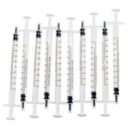 Seringue en Plastique de 1ml Injecteur de 1cc Sans Lès Grossier pour Colle Adhésive et