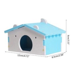 Cage de literie en bois multicolore pour petit Animal amovible Non toxique