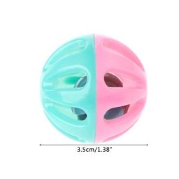 Balle Interactive pour animaux de compagnie 10 pièces avec cloches boules creuses colorées jouet