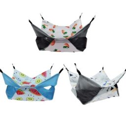 Bunkbed Hammock Toy for Ferret Hamster Parrot Rat Guinea-Pig Mice Cotton Nests Sugar Glider Parrot