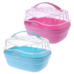 Hamster d'extérieur Cage respirante avec poignée sacs à main de grande capacité boîte de sortie