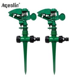 Système d'arrosage rotatif pour jardin 2 pièces/lot irrigateur de pelouse réglable résistant à