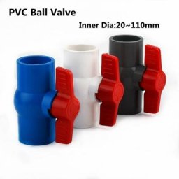 Robinet à bille en PVC biosD raccords de tuyau d'irrigation de jardin joint de tube en plastique