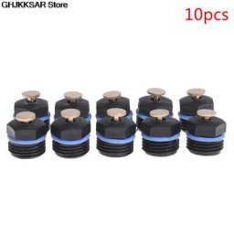 Têtes d'arrosage de pelouse en plastique filetage DN15 25x16x16mm 1/2 pouces 10 pièces