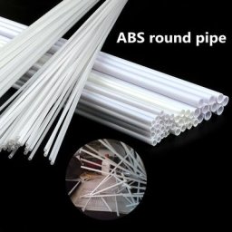Tube rond creux en plastique ABS matériel de table de sable fait à la main construction de