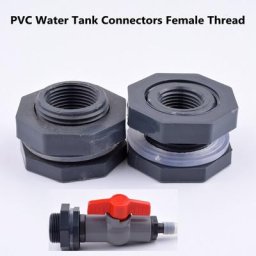 Connecteurs de réservoir d'eau à filetage femelle 1 pièce 20-63mm adaptateur pour Aquarium Joint