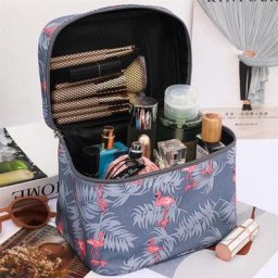 Trousse de maquillage portable de voyage pour femme haute capacité étanche trousse de toilette