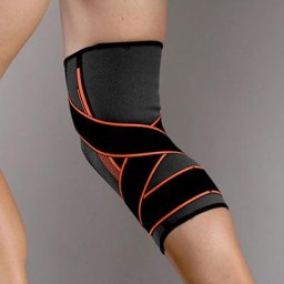 Genouillère de protection en Nylon souple 1 pièce stabilisateur de genou Absorption de sueur
