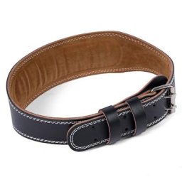 Ceinture d'haltérophilie en Faux cuir unisexe Support lombaire pour le bas du dos