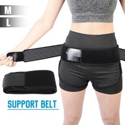 Ceinture de hanche réglable Durable antidérapante Support pelvien et bas du dos soulagement de