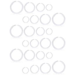 Wkound – anneau de retenue de Septum Bioflex en acrylique transparent et Flexible anneau de nez