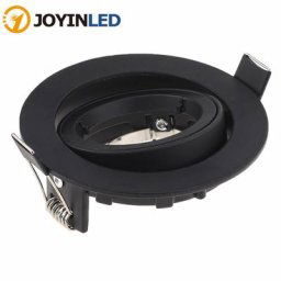 Éclairage commercial rond à LED réglable Downlight encastré Raccords d'ampoule Cadre de