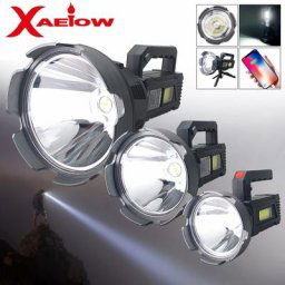 Projecteur portable LED injuste P50 lampe de poche de pêche projecteurs support montable lampe