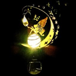 DegradMaiden-Lampe solaire LED avec angle de puissance solaire luminaire décoratif d'extérieur