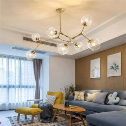 Plafonnier led suspendu au design moderne luminaire décoratif d'intérieur idéal pour un Loft un