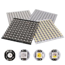 Mini carte adressable dissipateur thermique 5V PCB noir PCB blanc similaire à WS2812B SK6812