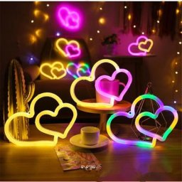 LTOON-Lumières néon LED batterie USB lampes décoratives pour chambre à coucher cadeaux de