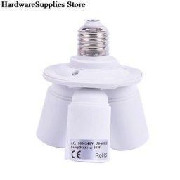 3 en 1 E27 socle prise diviseur lampe ampoule adaptateur support convertisseur