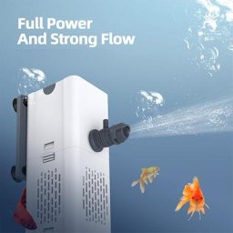 Pompe filtre d'aquarium 4 en 1 pompe à eau et à oxygène interne multifonction