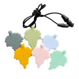 Jouet de dentition en Silicone collier de feuille de dessin animé pour cadeau de naissance de bébé