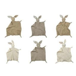 Couverture de sécurité pour bébé serviette en gaze de coton doux Animal lapin pour poupée bavoir