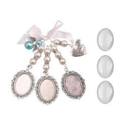 Broche avec pendentif en forme d'ange pour mère de la mariée