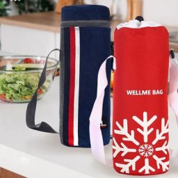 Sac fourre-tout thermique anti-chute pour bouteilles d'eau en poudre sac isotherme portable grande