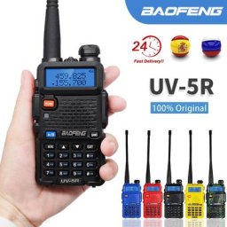 Walperfore-talkie portable radio CB jambon Transcsec 5R 5 couleurs Option UV5R Baofeng radio