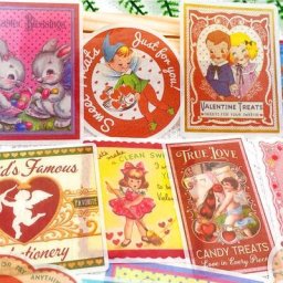 Autocollant vintage avec illustration mignon série beurre scrapbooking photo 40% journal