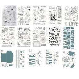 Tampon transparent français pour bricolage carte de scrapbooking B670 nouveau