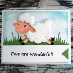 Petit mouton poupée matrices de découpe en métal adorable Animal fille pochoir gaufrage bricolage